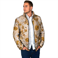 Mokihana Maile Ilima Leis Paniolo Palaka Padded Jacket Hawaiian Kula Spirit LT9 - Polynesian Pride