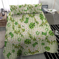 Mokihana Maile Ilima Leis Paniolo Palaka Bedding Set Hawaiian Omaomo Ala Spirit - Polynesian Pride