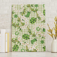 Mokihana Maile Ilima Leis Paniolo Palaka Canvas Wall Art Hawaiian Omaomo Ala Spirit - Polynesian Pride