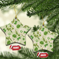 Mokihana Maile Ilima Leis Paniolo Palaka Ceramic Ornament Hawaiian Omaomo Ala Spirit - Polynesian Pride