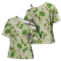 Mokihana Maile Ilima Leis Paniolo Palaka Cross Shoulder Shirt Hawaiian Omaomo Ala Spirit - Polynesian Pride