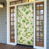 Mokihana Maile Ilima Leis Paniolo Palaka Door Cover Hawaiian Omaomo Ala Spirit - Polynesian Pride