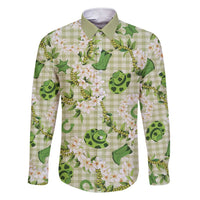 Mokihana Maile Ilima Leis Paniolo Palaka Family Matching Short Sleeve Bodycon Dress and Hawaiian Shirt Hawaiian Omaomo Ala Spirit - Polynesian Pride