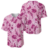 Mokihana Maile Ilima Leis Paniolo Palaka Baseball Jersey Hawaiian Omaomo Ulaula Spirit - Polynesian Pride