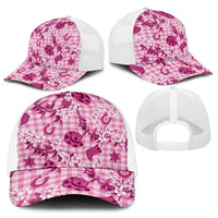 Mokihana Maile Ilima Leis Paniolo Palaka Baseball Net Cap Hawaiian Omaomo Ulaula Spirit LT9 - Polynesian Pride