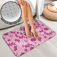 Mokihana Maile Ilima Leis Paniolo Palaka Bathroom Set Hawaiian Omaomo Ulaula Spirit - Polynesian Pride