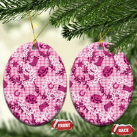 Mokihana Maile Ilima Leis Paniolo Palaka Ceramic Ornament Hawaiian Omaomo Ulaula Spirit - Polynesian Pride