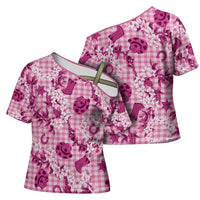 Mokihana Maile Ilima Leis Paniolo Palaka Cross Shoulder Shirt Hawaiian Omaomo Ulaula Spirit LT9 - Polynesian Pride