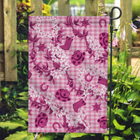 Mokihana Maile Ilima Leis Paniolo Palaka Garden Flag Hawaiian Omaomo Ulaula Spirit - Polynesian Pride