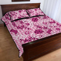 Mokihana Maile Ilima Leis Paniolo Palaka Quilt Bed Set Hawaiian Omaomo Ulaula Spirit - Polynesian Pride