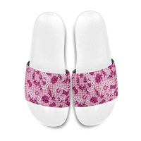 Mokihana Maile Ilima Leis Paniolo Palaka Slide Sandals Hawaiian Omaomo Ulaula Spirit - Polynesian Pride