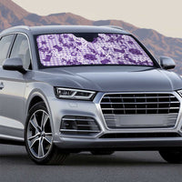 Mokihana Maile Ilima Leis Paniolo Palaka Auto Sun Shade Hawaiian Poni Spirit - Polynesian Pride