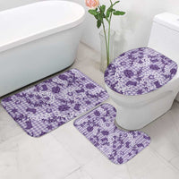 Mokihana Maile Ilima Leis Paniolo Palaka Bathroom Set Hawaiian Poni Spirit - Polynesian Pride