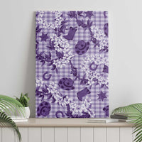 Mokihana Maile Ilima Leis Paniolo Palaka Canvas Wall Art Hawaiian Poni Spirit - Polynesian Pride