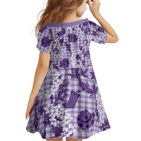 Mokihana Maile Ilima Leis Paniolo Palaka Family Matching Off Shoulder Maxi Dress and Hawaiian Shirt Hawaiian Poni Spirit - Polynesian Pride