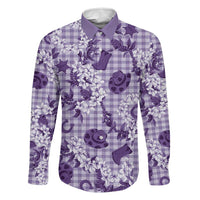 Mokihana Maile Ilima Leis Paniolo Palaka Family Matching Puletasi and Hawaiian Shirt Hawaiian Poni Spirit - Polynesian Pride