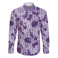 Mokihana Maile Ilima Leis Paniolo Palaka Family Matching Summer Maxi Dress and Hawaiian Shirt Hawaiian Poni Spirit - Polynesian Pride