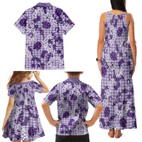 Mokihana Maile Ilima Leis Paniolo Palaka Family Matching Tank Maxi Dress and Hawaiian Shirt Hawaiian Poni Spirit - Polynesian Pride
