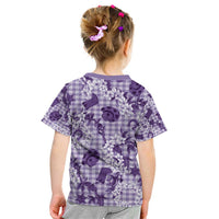 Mokihana Maile Ilima Leis Paniolo Palaka Kid T Shirt Hawaiian Poni Spirit LT9 - Polynesian Pride