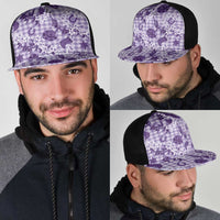 Mokihana Maile Ilima Leis Paniolo Palaka Mesh Trucker Cap Hawaiian Poni Spirit LT9 - Polynesian Pride