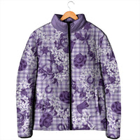 Mokihana Maile Ilima Leis Paniolo Palaka Padded Jacket Hawaiian Poni Spirit - Polynesian Pride