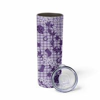 Mokihana Maile Ilima Leis Paniolo Palaka Skinny Tumbler Hawaiian Poni Spirit - Polynesian Pride