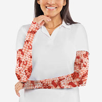 Mokihana Maile Ilima Leis Paniolo Palaka Arm Sleeves Hawaiian Ulaula Spirit - Polynesian Pride