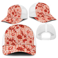 Mokihana Maile Ilima Leis Paniolo Palaka Baseball Net Cap Hawaiian Ulaula Spirit LT9 - Polynesian Pride