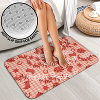 Mokihana Maile Ilima Leis Paniolo Palaka Bathroom Set Hawaiian Ulaula Spirit - Polynesian Pride