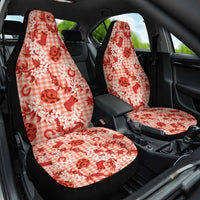 Mokihana Maile Ilima Leis Paniolo Palaka Car Seat Cover Hawaiian Ulaula Spirit - Polynesian Pride