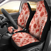 Mokihana Maile Ilima Leis Paniolo Palaka Car Seat Cover Hawaiian Ulaula Spirit - Polynesian Pride