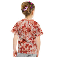 Mokihana Maile Ilima Leis Paniolo Palaka Kid T Shirt Hawaiian Ulaula Spirit LT9 - Polynesian Pride