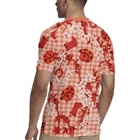 Mokihana Maile Ilima Leis Paniolo Palaka Rugby Jersey Hawaiian Ulaula Spirit - Polynesian Pride