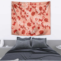 Mokihana Maile Ilima Leis Paniolo Palaka Tapestry Hawaiian Ulaula Spirit - Polynesian Pride