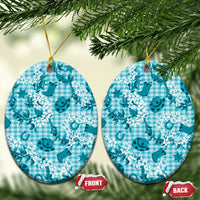 Mokihana Maile Ilima Leis Paniolo Palaka Ceramic Ornament Hawaiian Polu Opa Spirit - Polynesian Pride