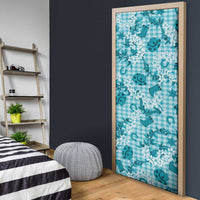 Mokihana Maile Ilima Leis Paniolo Palaka Door Cover Hawaiian Polu Opa Spirit - Polynesian Pride