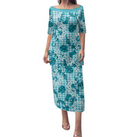 Mokihana Maile Ilima Leis Paniolo Palaka Family Matching Puletasi and Hawaiian Shirt Hawaiian Polu Opa Spirit - Polynesian Pride