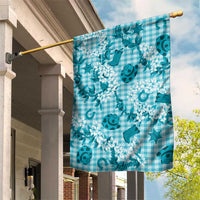 Mokihana Maile Ilima Leis Paniolo Palaka Garden Flag Hawaiian Polu Opa Spirit - Polynesian Pride