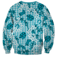 Mokihana Maile Ilima Leis Paniolo Palaka Sweatshirt Hawaiian Polu Opa Spirit - Polynesian Pride