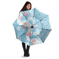 Blue Hawaii Anthurium Plumeria Lei Umbrella LT9 - Polynesian Pride