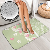 Leaf Green Hawaii Anthurium Plumeria Lei Bathroom Set LT9 - Polynesian Pride