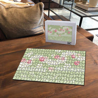 Leaf Green Hawaii Anthurium Plumeria Lei Puzzle LT9 - Polynesian Pride