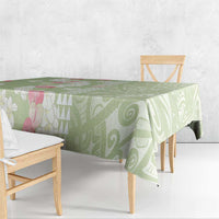 Leaf Green Hawaii Anthurium Plumeria Lei Tablecloth LT9 - Polynesian Pride