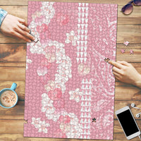 Soft Pink Hawaii Anthurium Plumeria Lei Puzzle LT9 Pink - Polynesian Pride