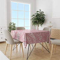 Soft Pink Hawaii Anthurium Plumeria Lei Tablecloth LT9 - Polynesian Pride
