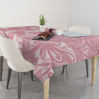 Soft Pink Hawaii Anthurium Plumeria Lei Tablecloth LT9 - Polynesian Pride