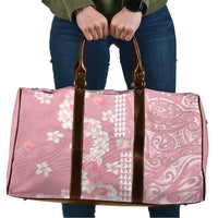 Soft Pink Hawaii Anthurium Plumeria Lei Travel Bag LT9 Pink - Polynesian Pride