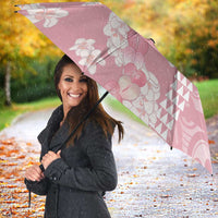 Soft Pink Hawaii Anthurium Plumeria Lei Umbrella LT9 - Polynesian Pride