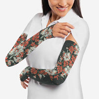 Hawaii Tartan With Hibiscus Arm Sleeves Polynesian Pattern Vintage LT9 - Polynesian Pride