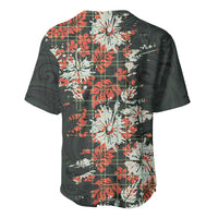 Hawaii Tartan With Hibiscus Baseball Jersey Polynesian Pattern Vintage LT9 - Polynesian Pride